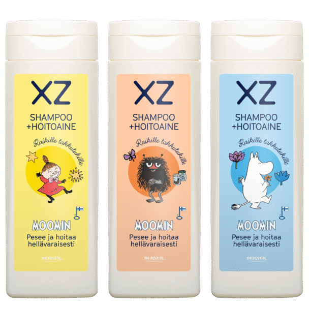 XZ Muumi 2in1 shampoo+hoitoaine